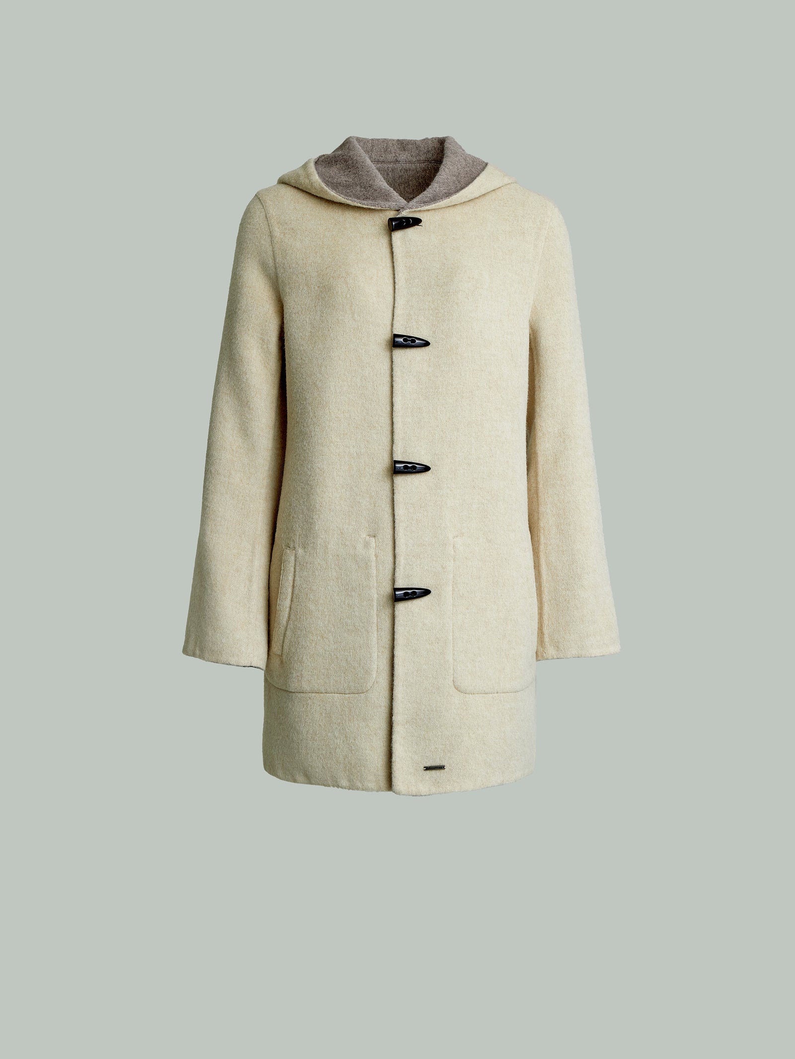 Abrigo Alaia De Baby Alpaca Color Beige