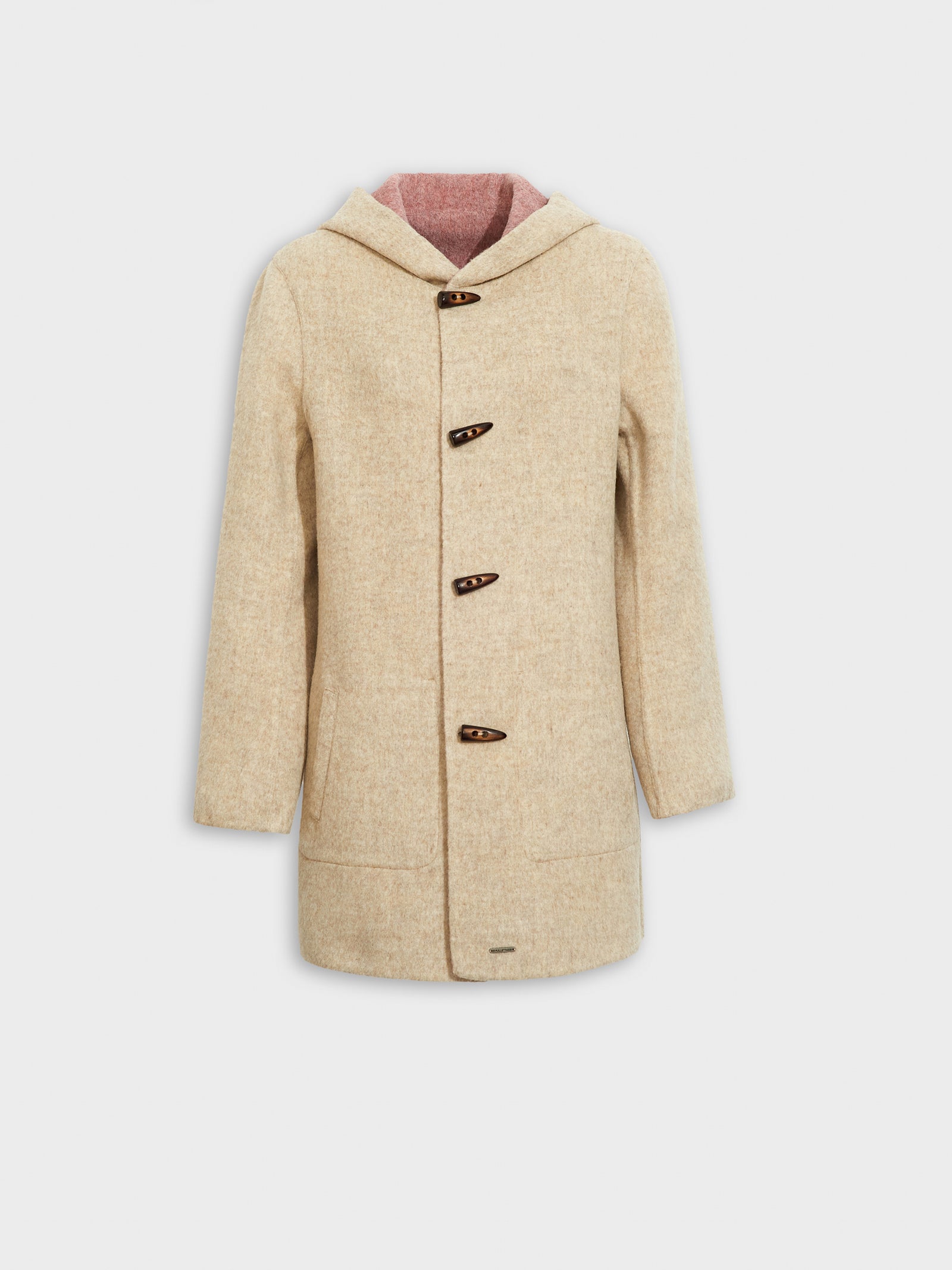 Alaia Pink Baby Alpaca Coat