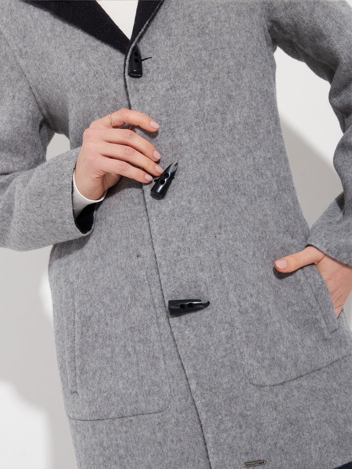 Abrigo Alaia De Baby Alpaca Color Negro