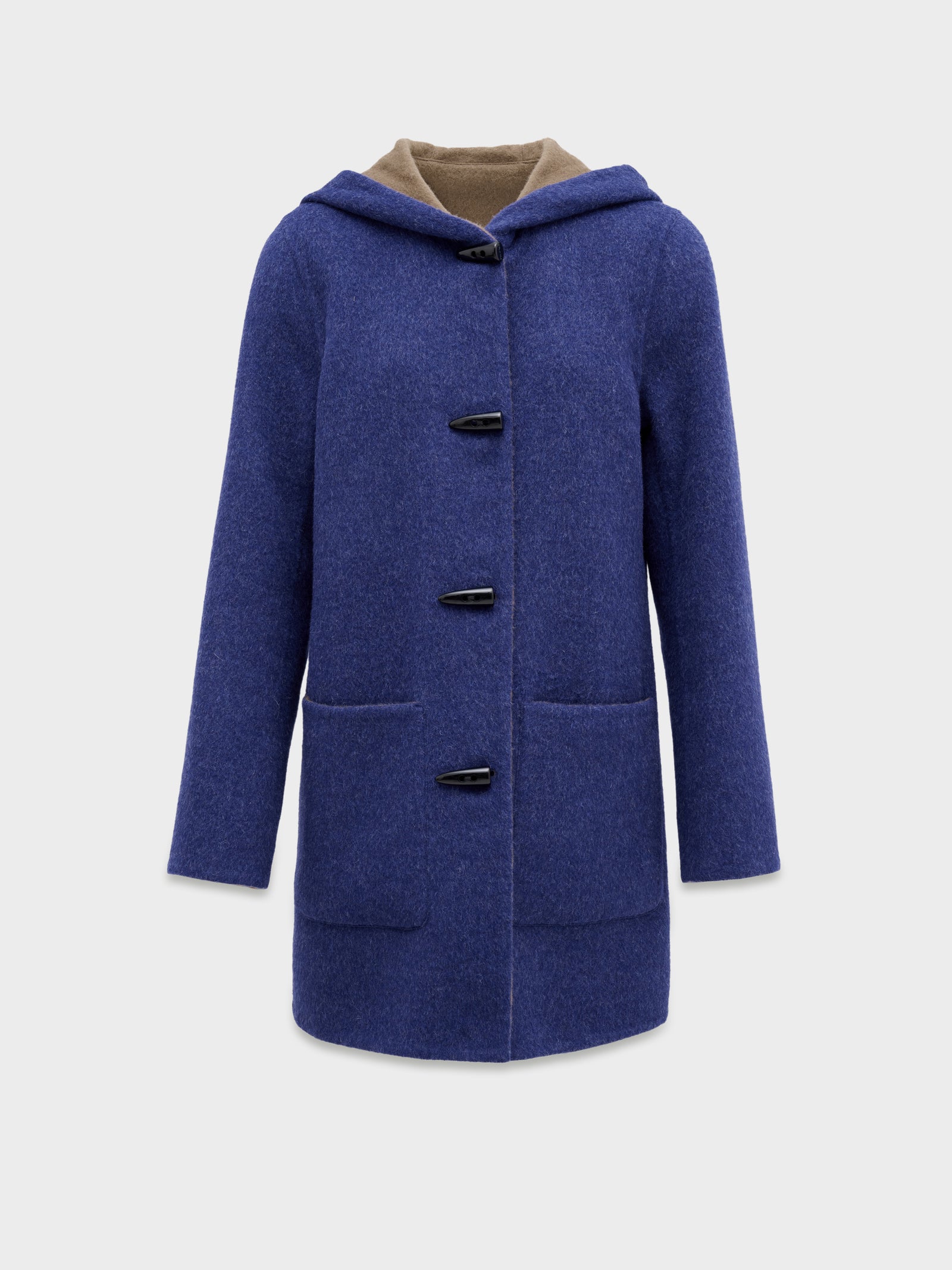 Abrigo Alaia De Baby Alpaca Color Azul