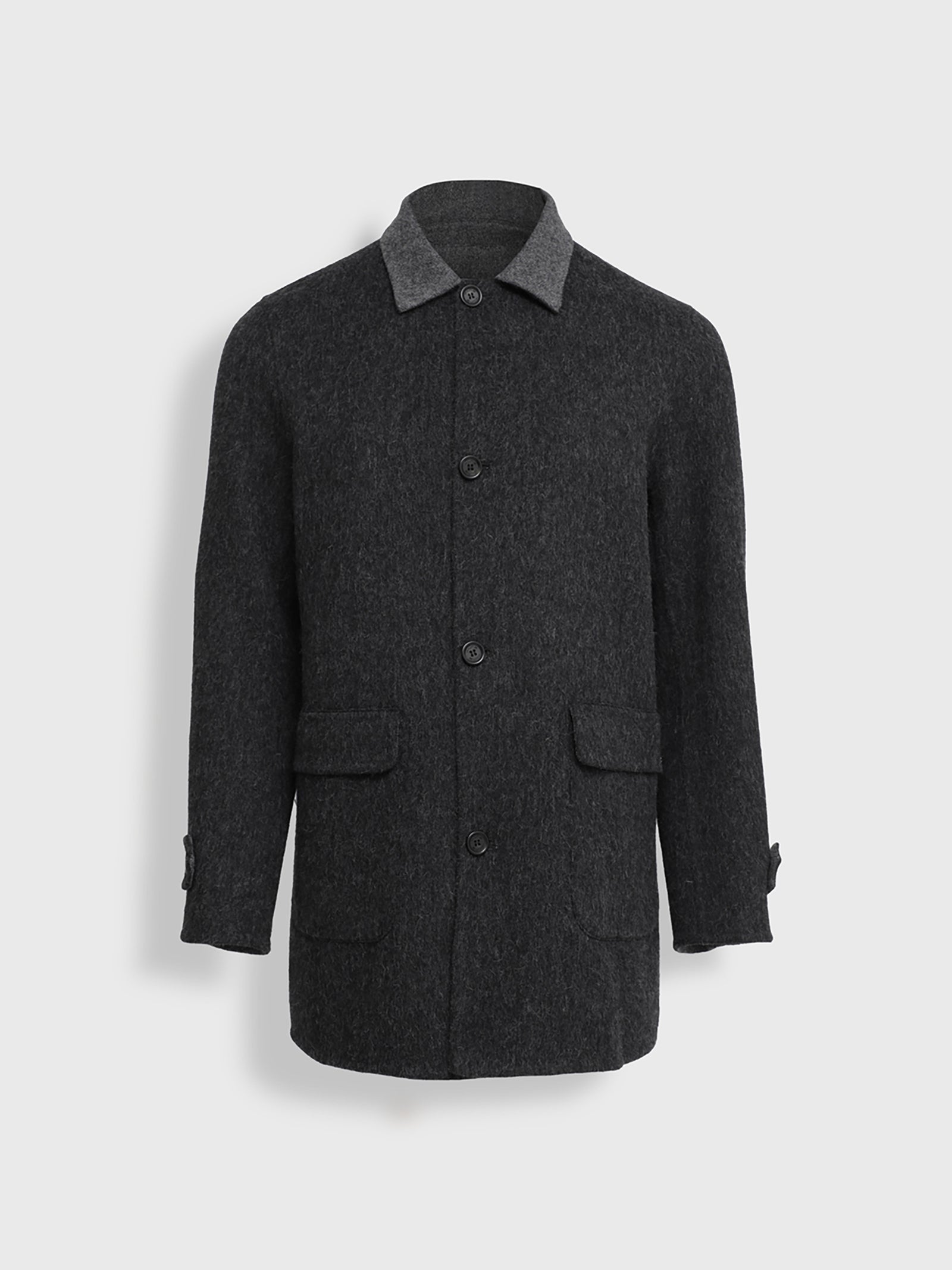 Brave Baby Alpaca Coat in Grey