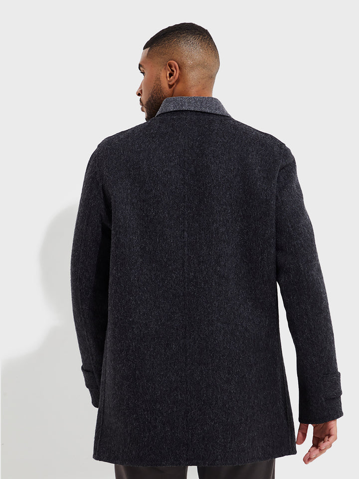 Brave Baby Alpaca Coat in Grey