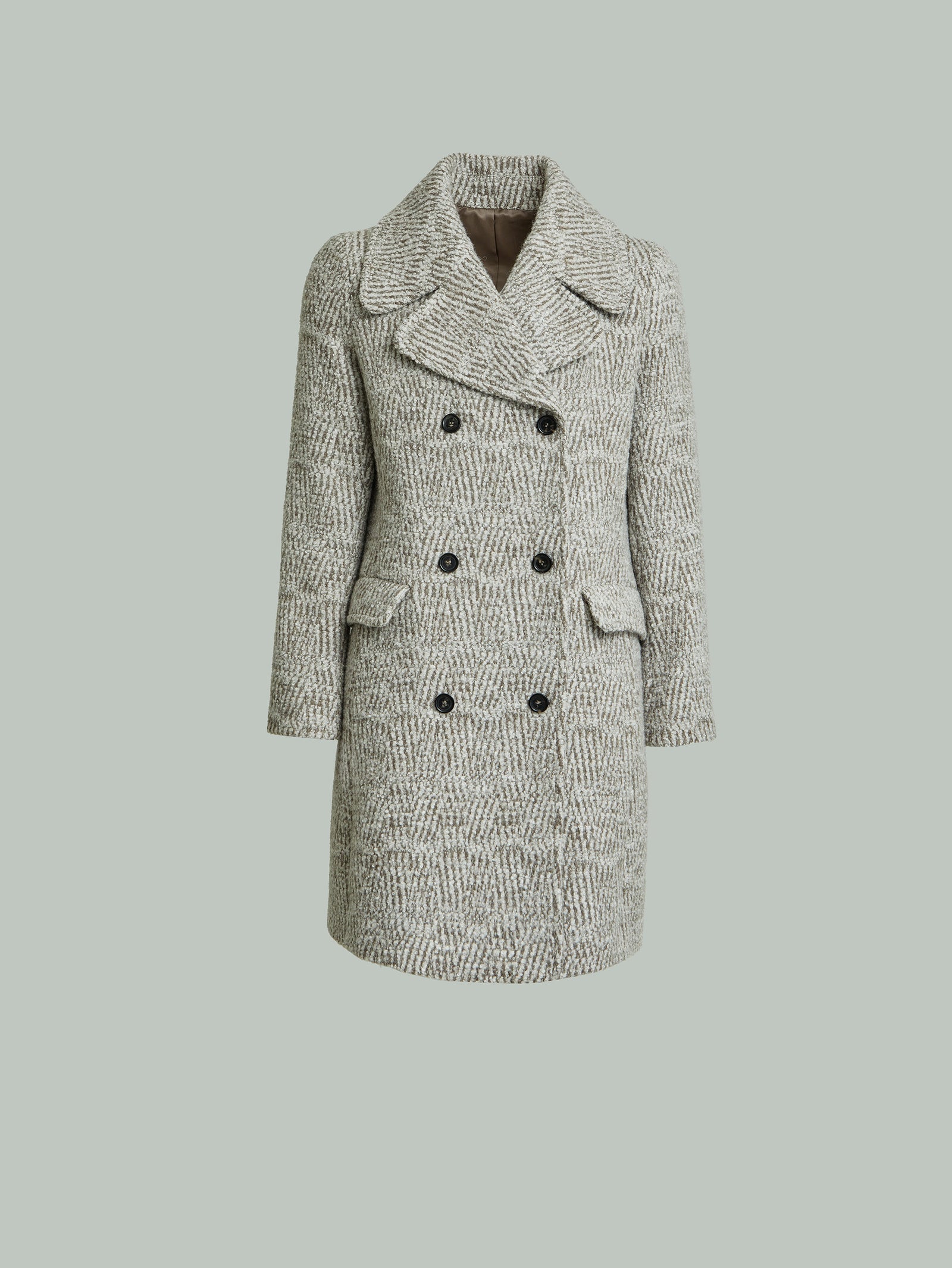 Yovana Baby Alpaca Coat in Beige