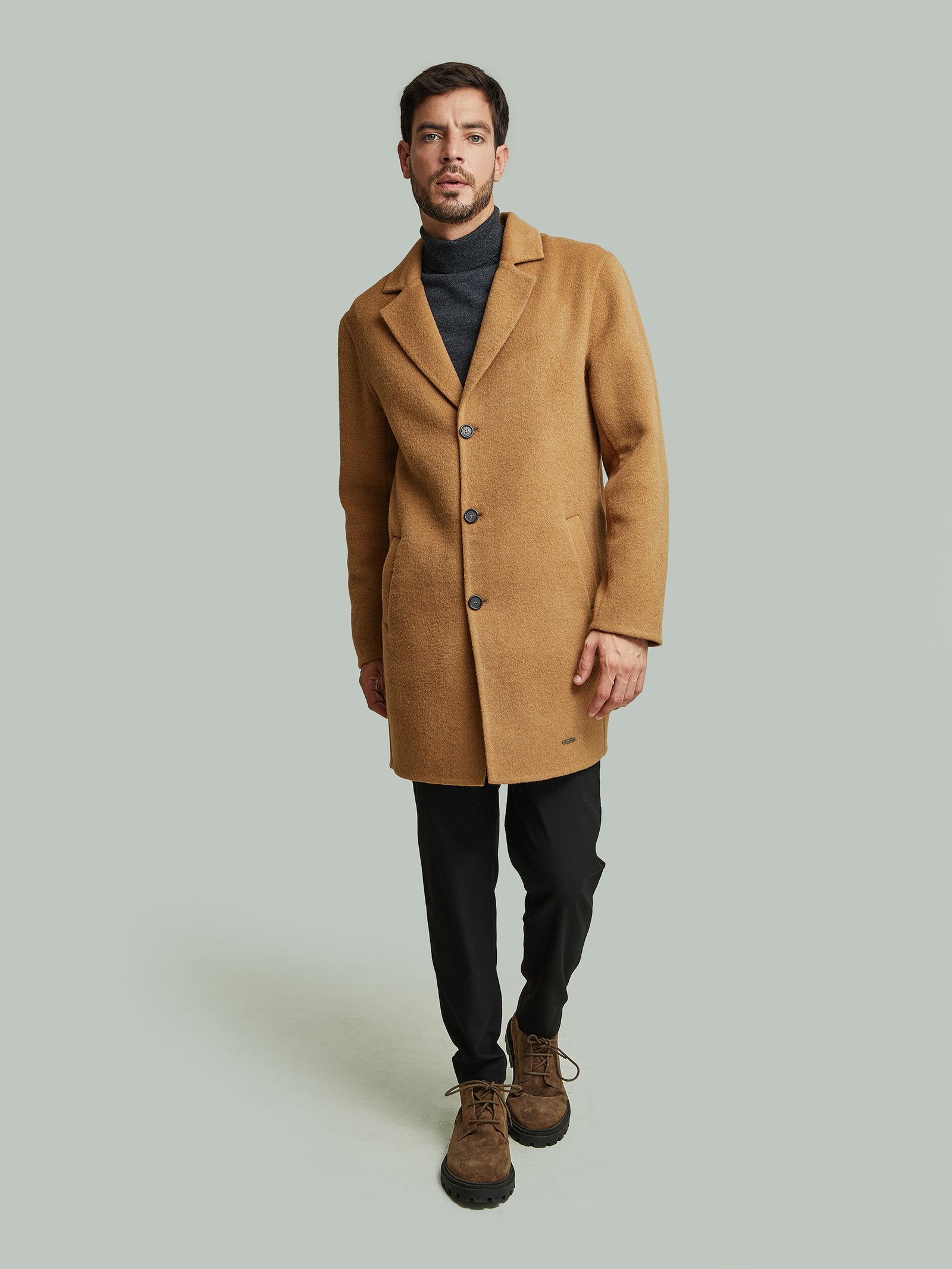 Ydalgo Baby Alpaca Coat Paco Color
