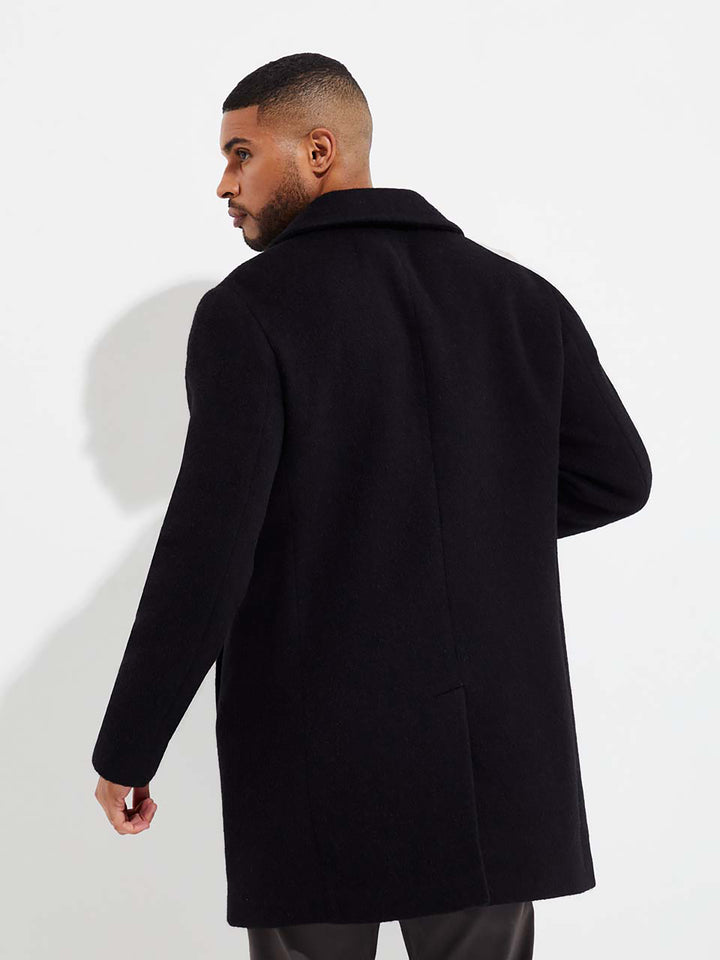 Ydalgo Baby Alpaca Coat Black