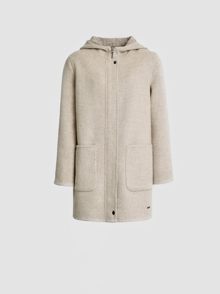 Beige Yper Baby Alpaca Coat
