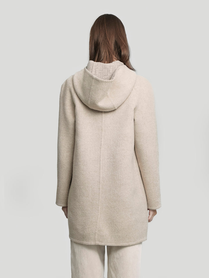 Beige Yper Baby Alpaca Coat