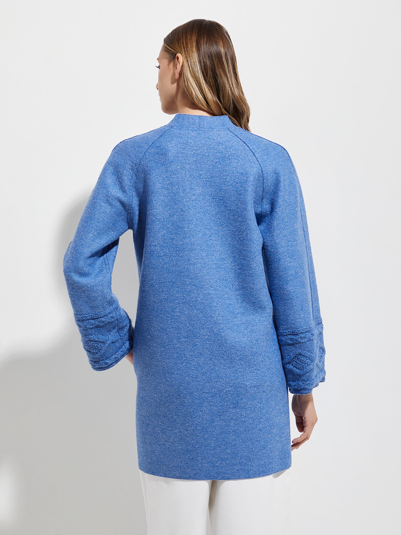 Yoshiko Blue Alpaca Coat