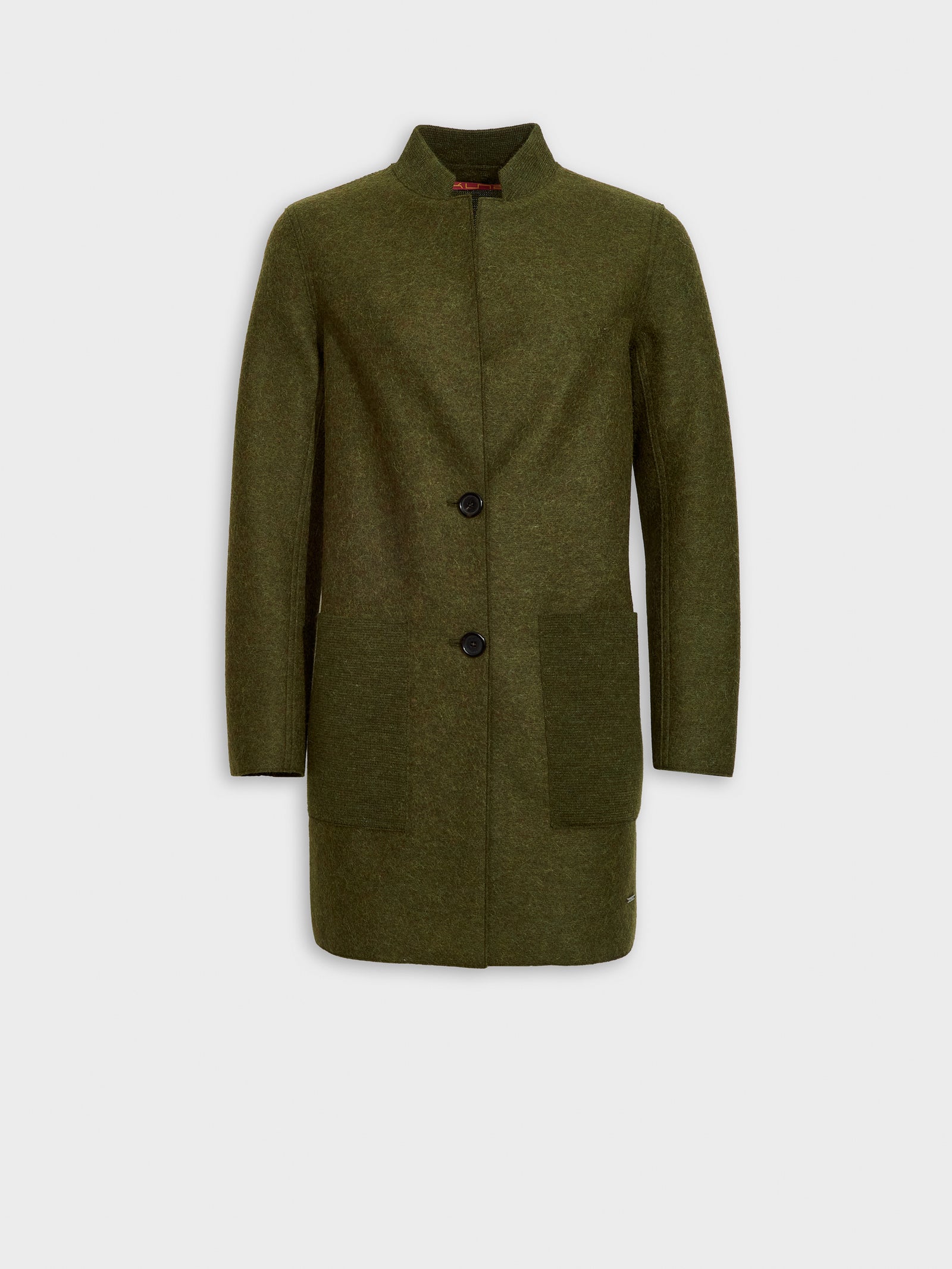 Zybil Green Alpaca Coat