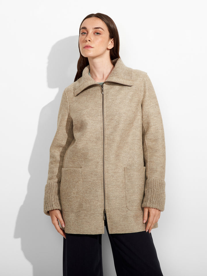 Zingaro Beige Alpaca Coat