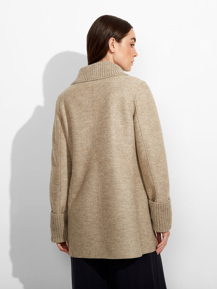 Zingaro Beige Alpaca Coat