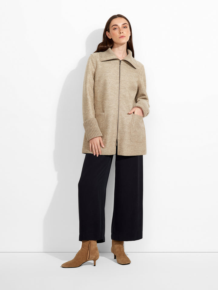 Zingaro Beige Alpaca Coat