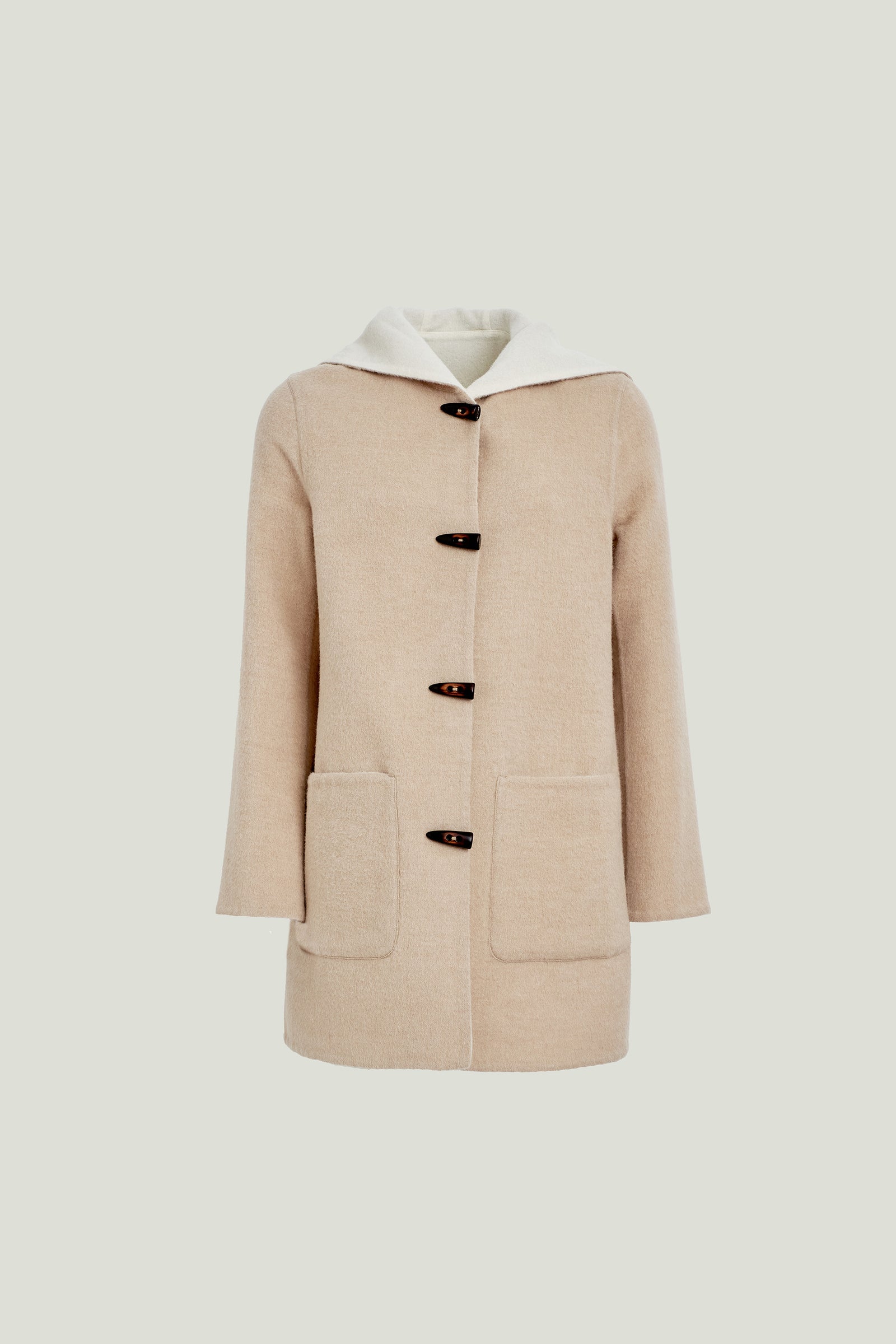 Abrigo Anastasia De Baby Alpaca & Lana Color Nomad