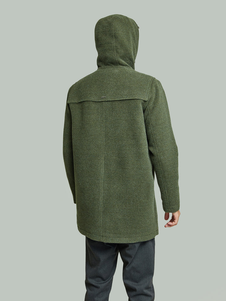 Yared Coat Made of Wool &amp; Alpaca in Green