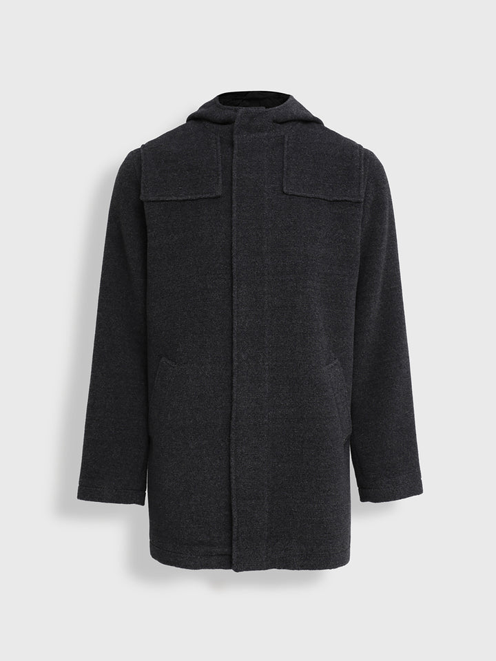 Yared Gray Wool Coat