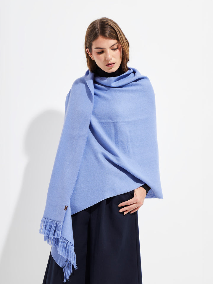 Royal Alpaca Jee Stole Light Blue