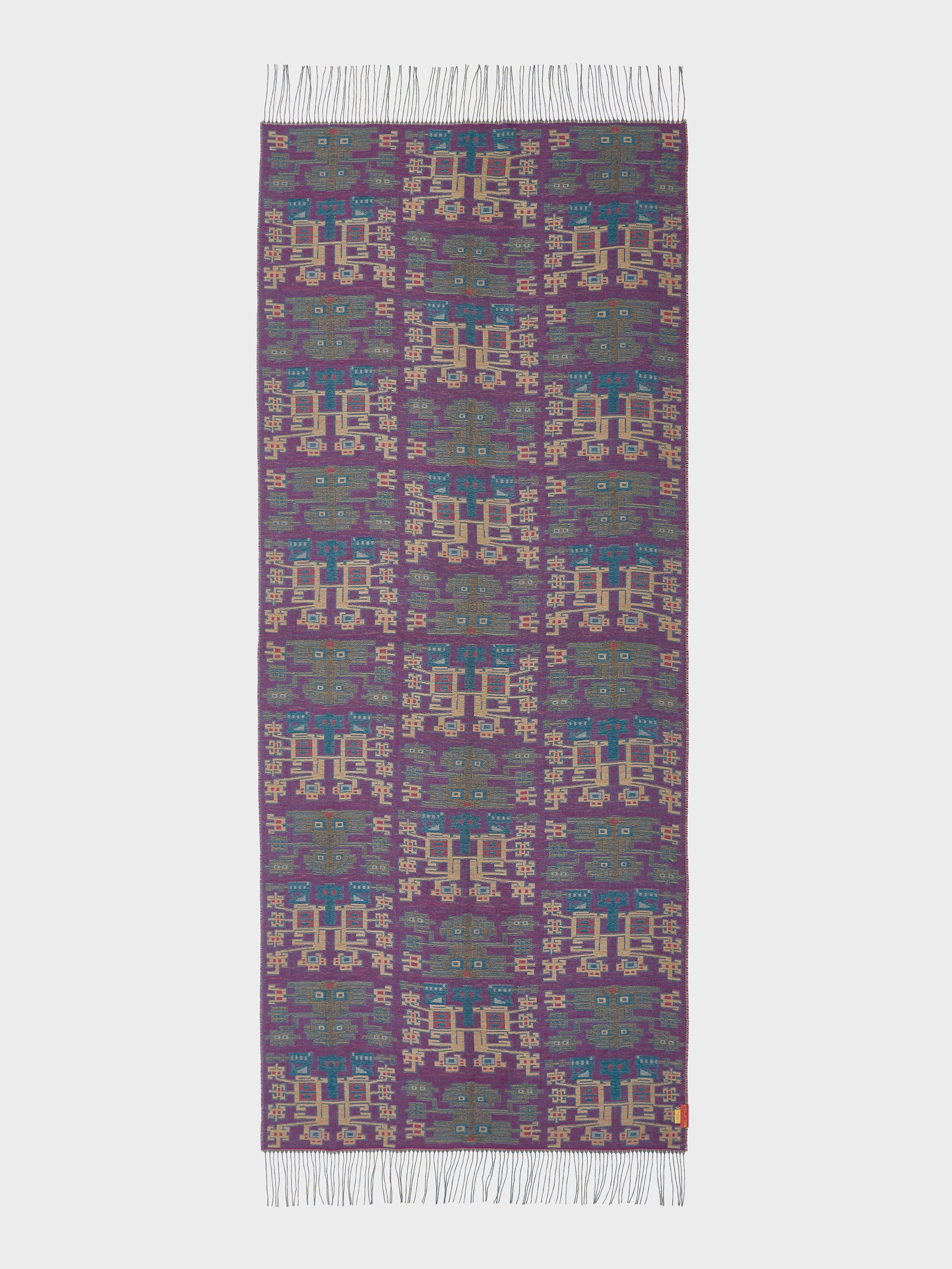 Estola Nazca - 52 De Baby Alpaca Color Morado