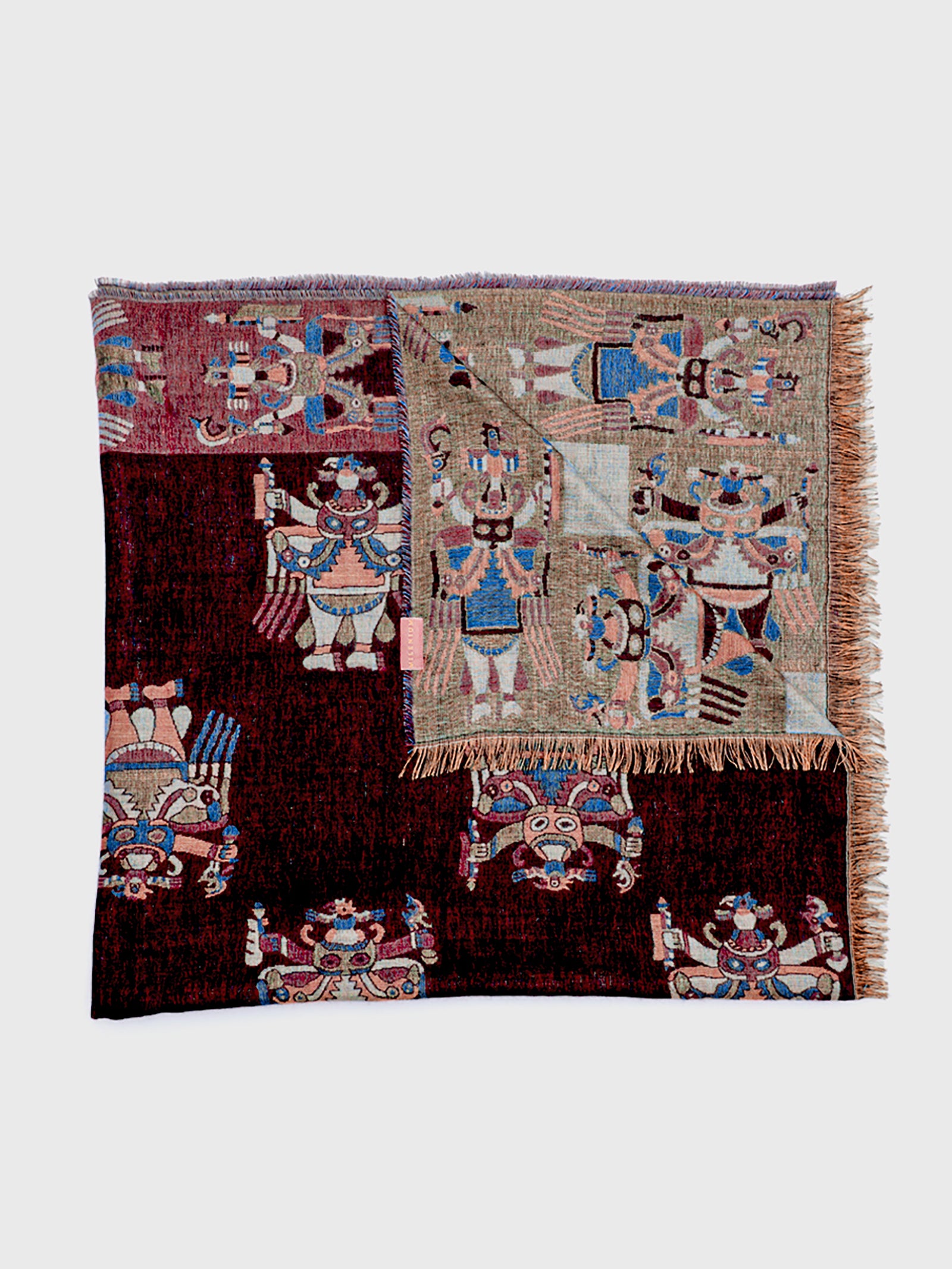 Nazca Stole - 28 Royal Alpaca Black