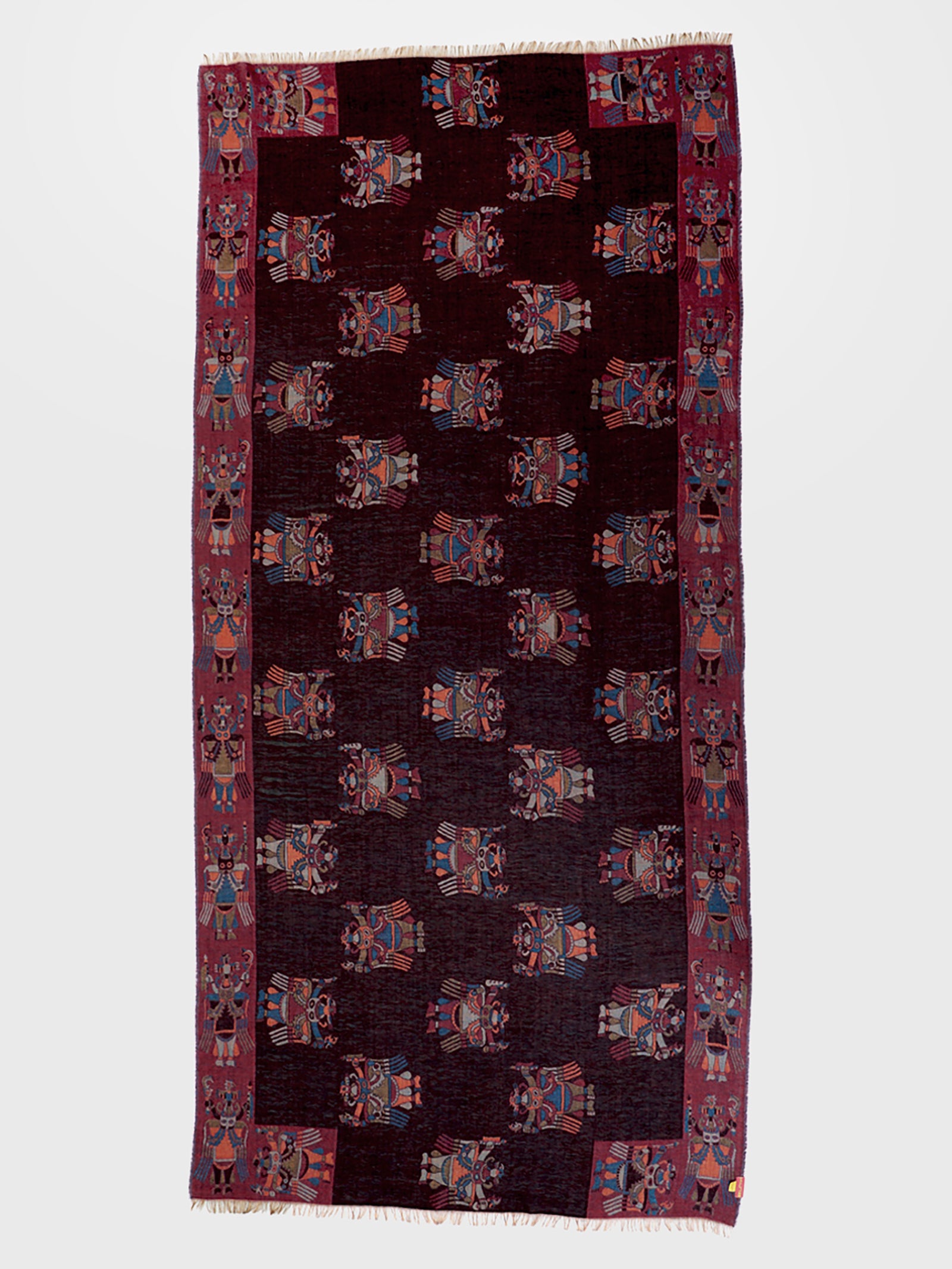 Nazca Stole - 28 Royal Alpaca Black