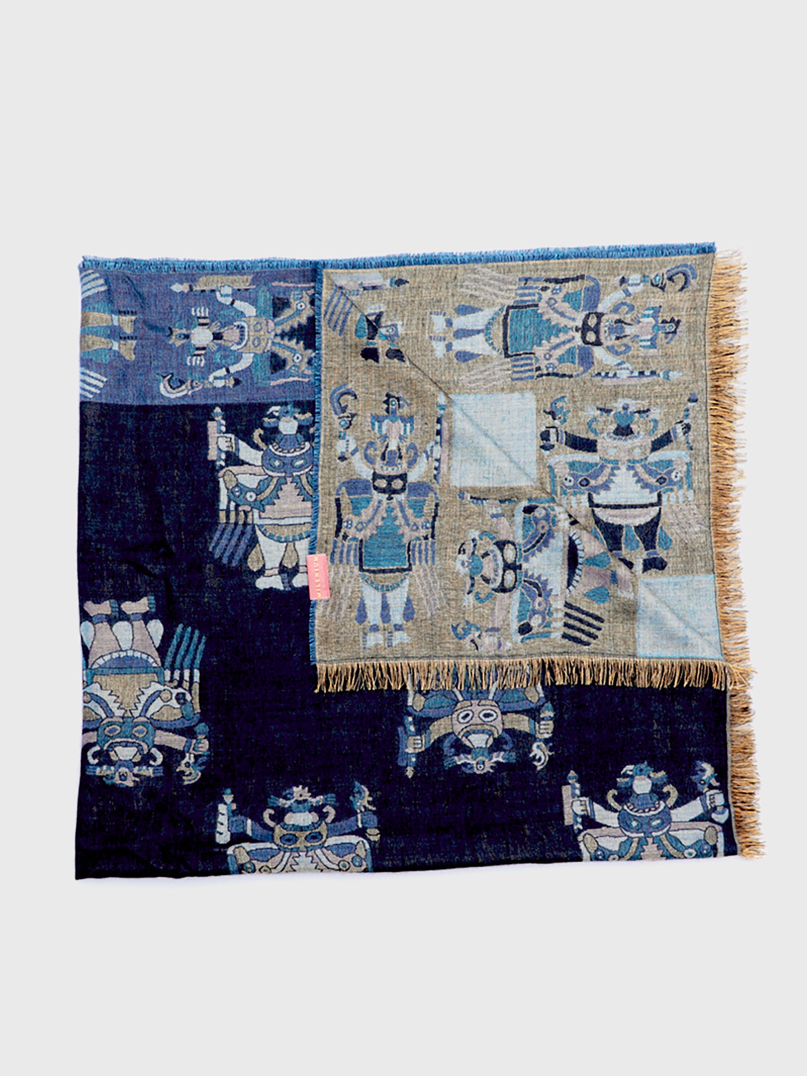 Nazca Stole - 28 Royal Alpaca Black