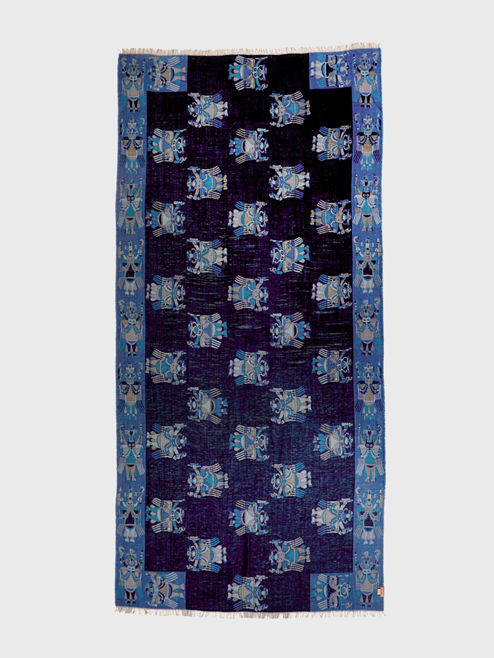Nazca Stole - 28 Royal Alpaca Black