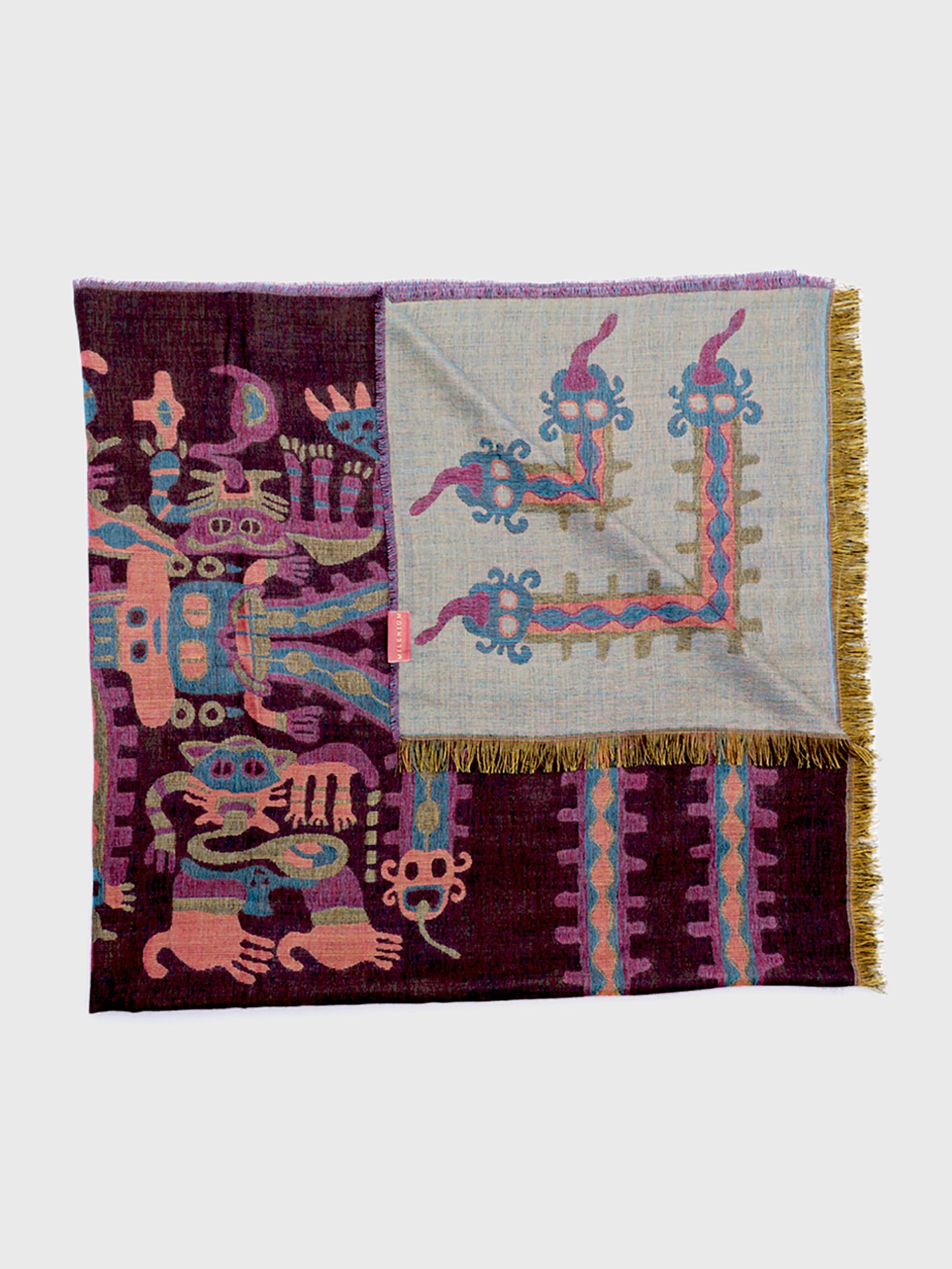 Nazca Stole - 34 Royal Alpaca in Black