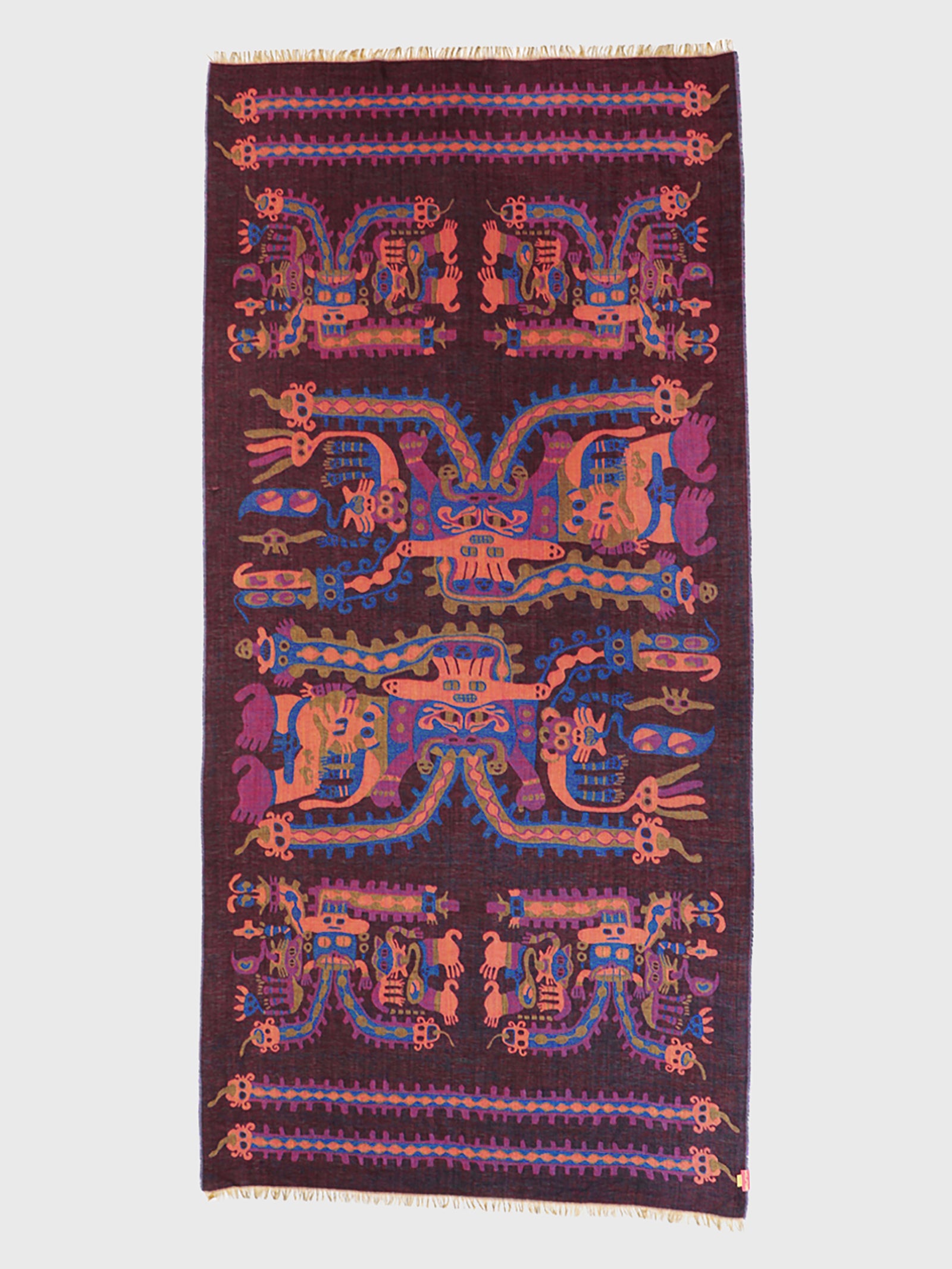 Nazca Stole - 34 Royal Alpaca in Black