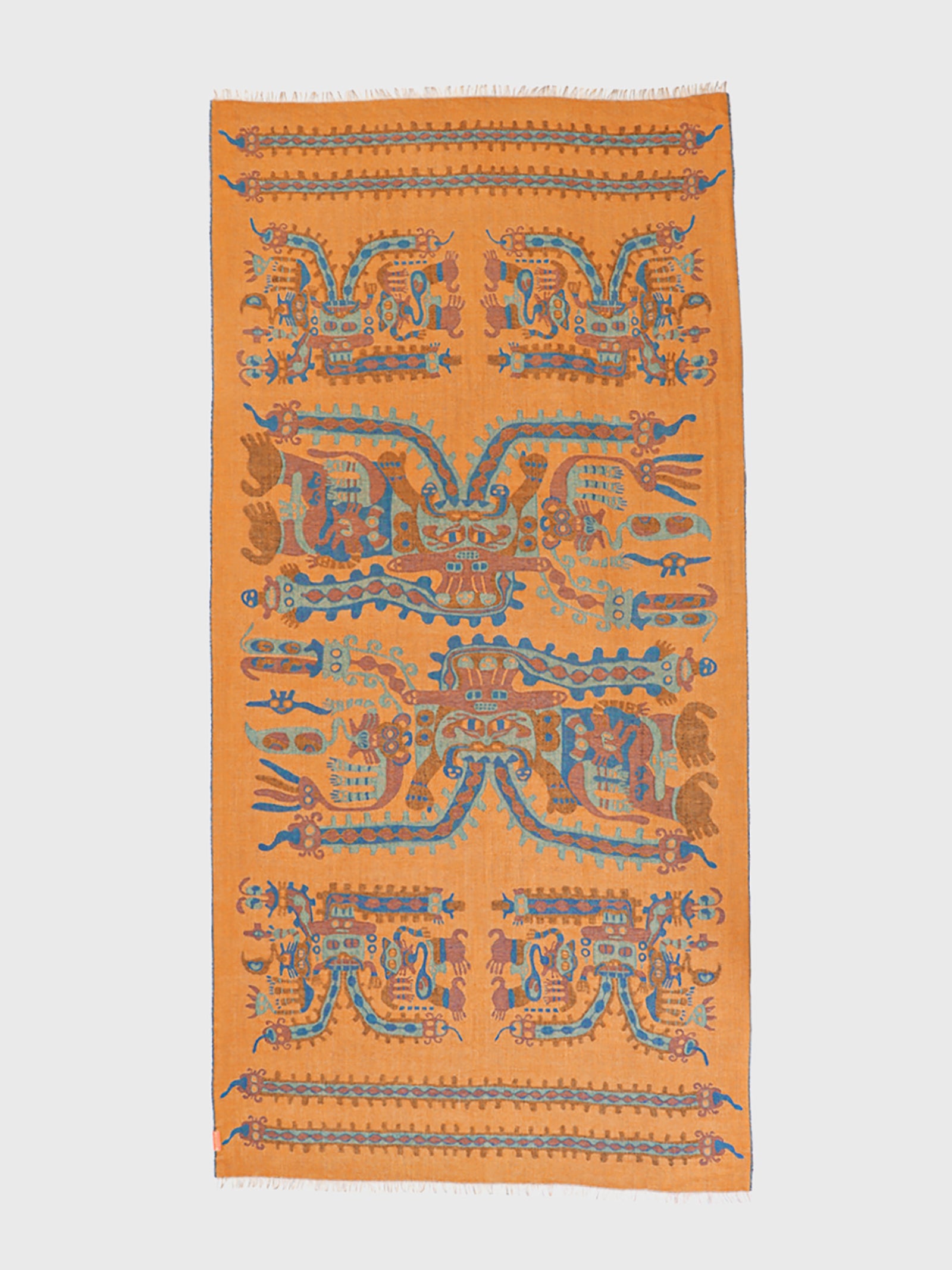 Nazca Stole - 34 Royal Alpaca Blue