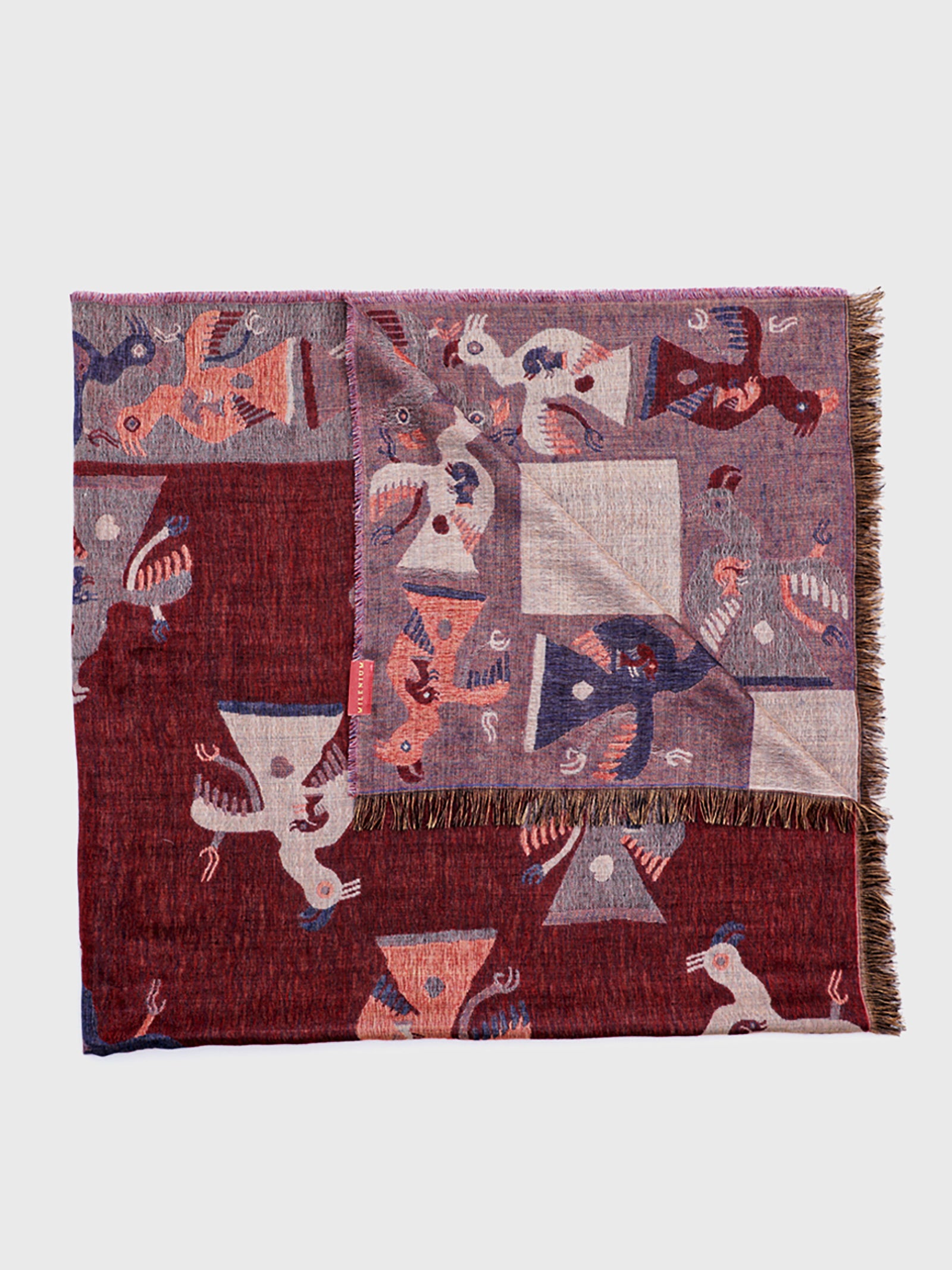 Nazca Scarf - 37 Red Royal Alpaca