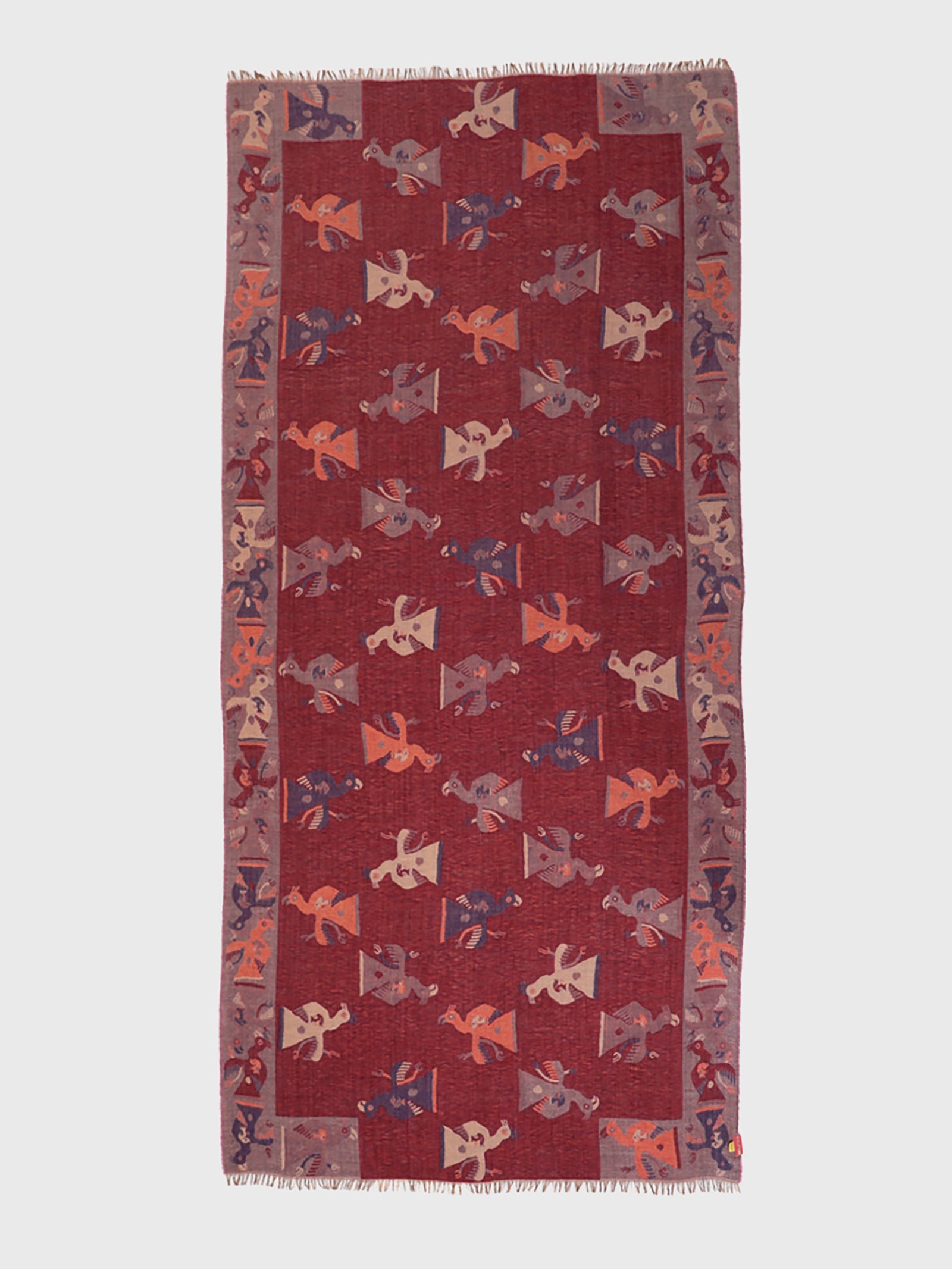 Nazca Scarf - 37 Red Royal Alpaca