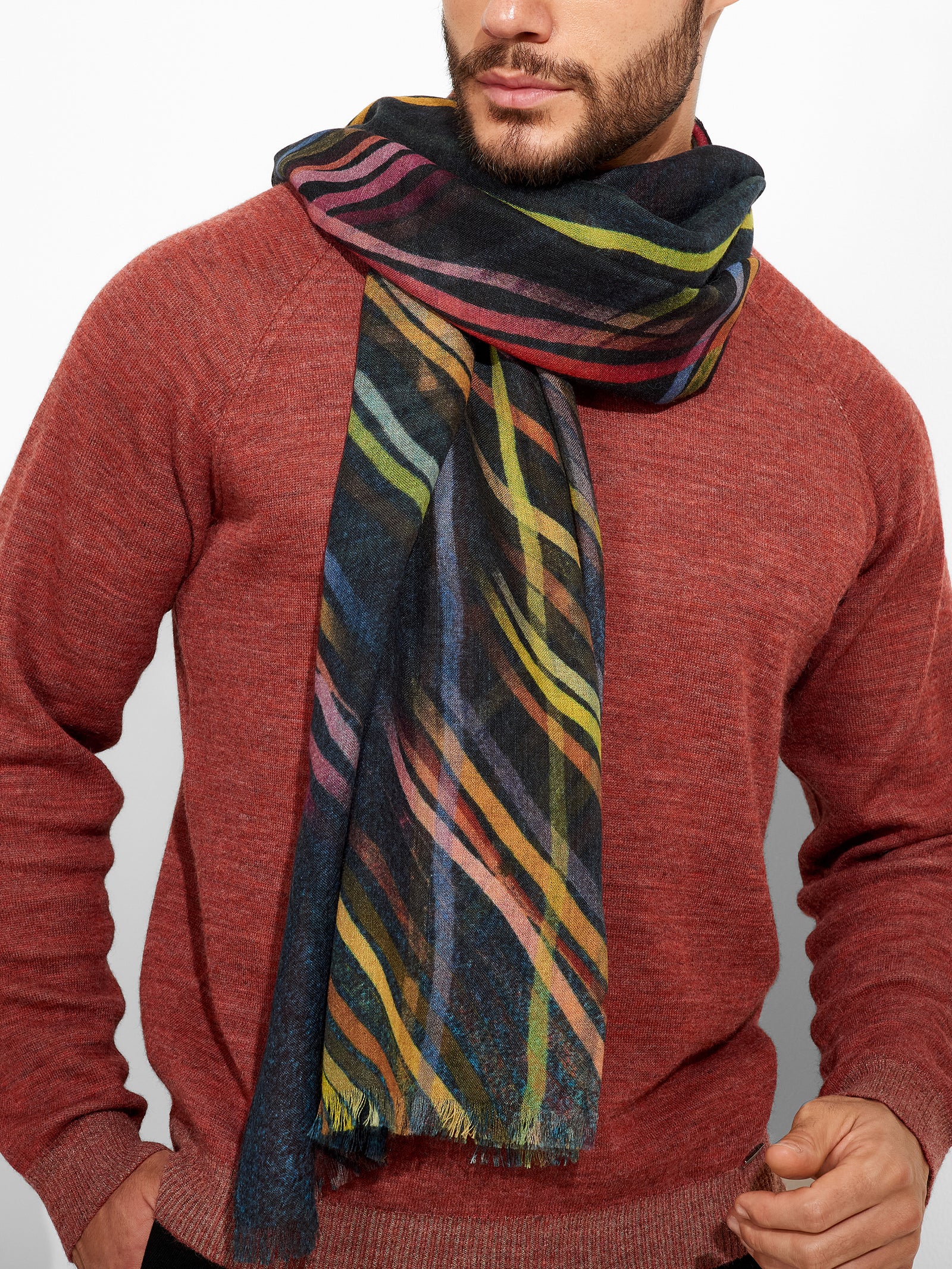 Estola Ztamp 8 De Baby Alpaca Color Multicolor