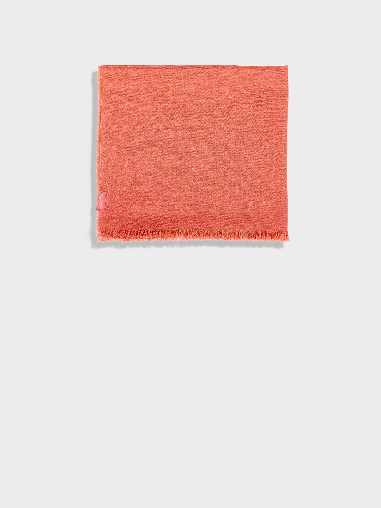 Estola Teaberry De Baby Alpaca Color Naranja