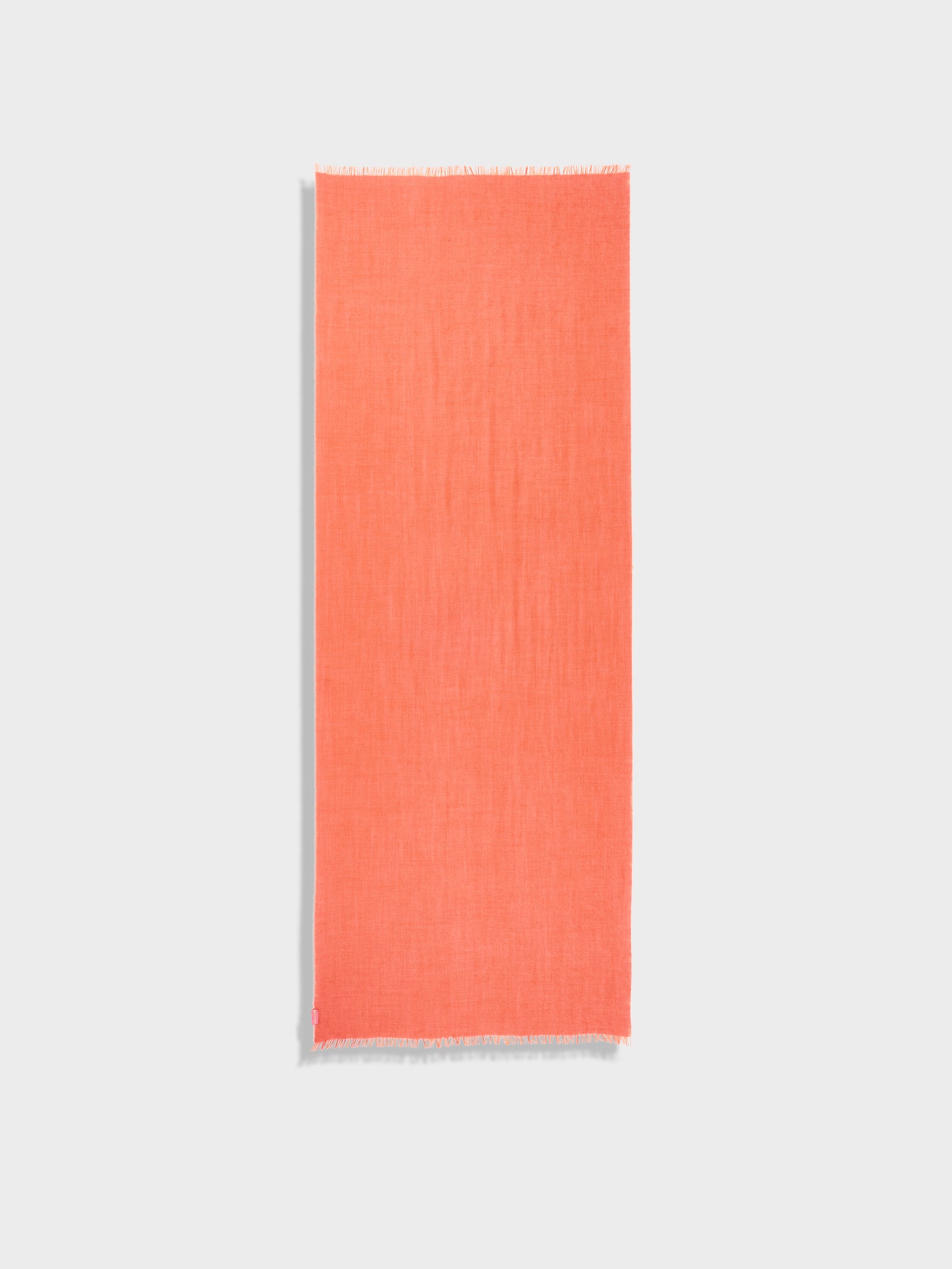 Estola Teaberry De Baby Alpaca Color Naranja