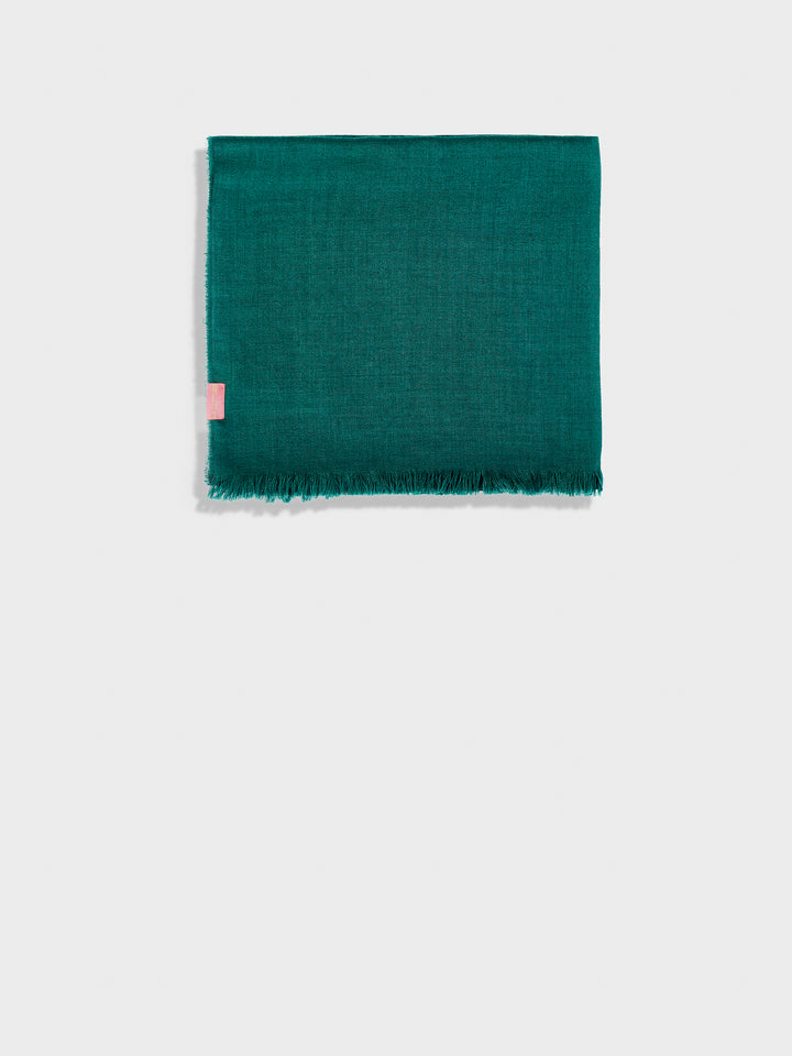 Estola Teaberry De Baby Alpaca Color Verde