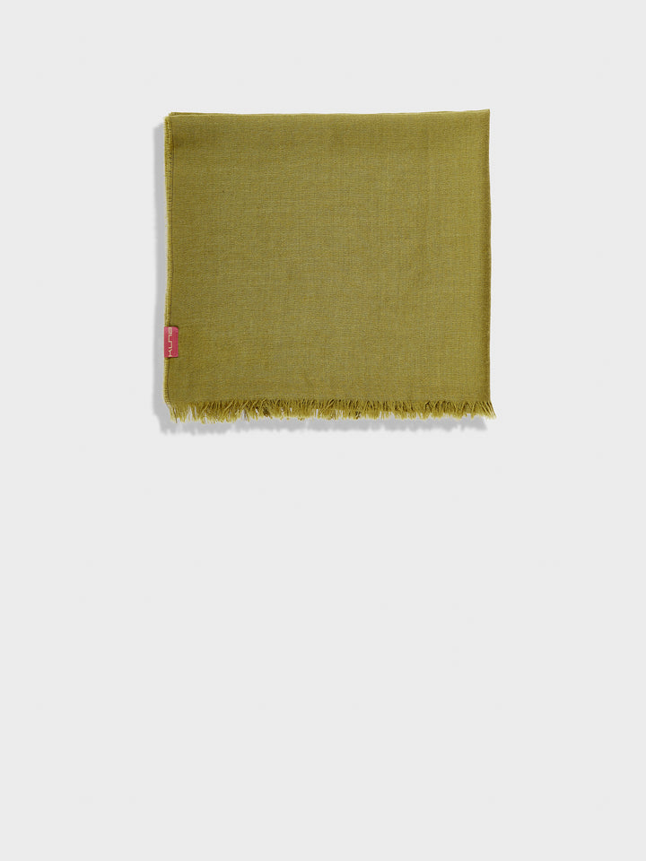Teaberry Baby Alpaca Stole in Green