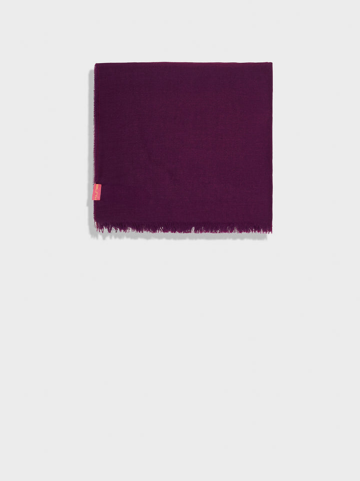 Purple Baby Alpaca Teaberry Stole