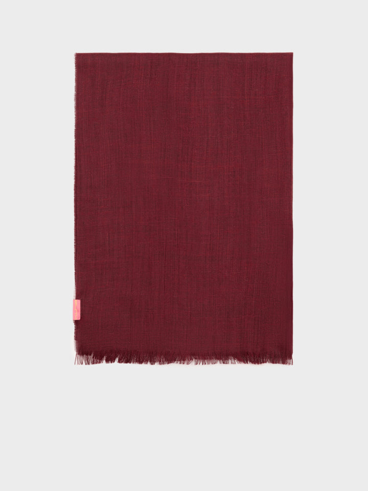 Estola Teaberry De Baby Alpaca Color Guinda