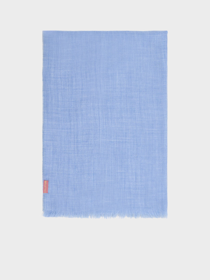 Baby Alpaca Teaberry Stole Sky Blue