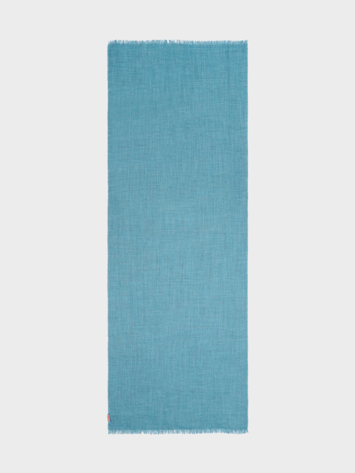 Teaberry Turquoise Baby Alpaca Stole
