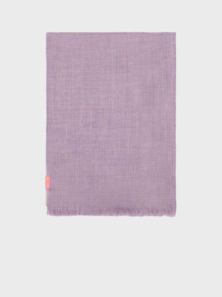Purple Baby Alpaca Teaberry Stole
