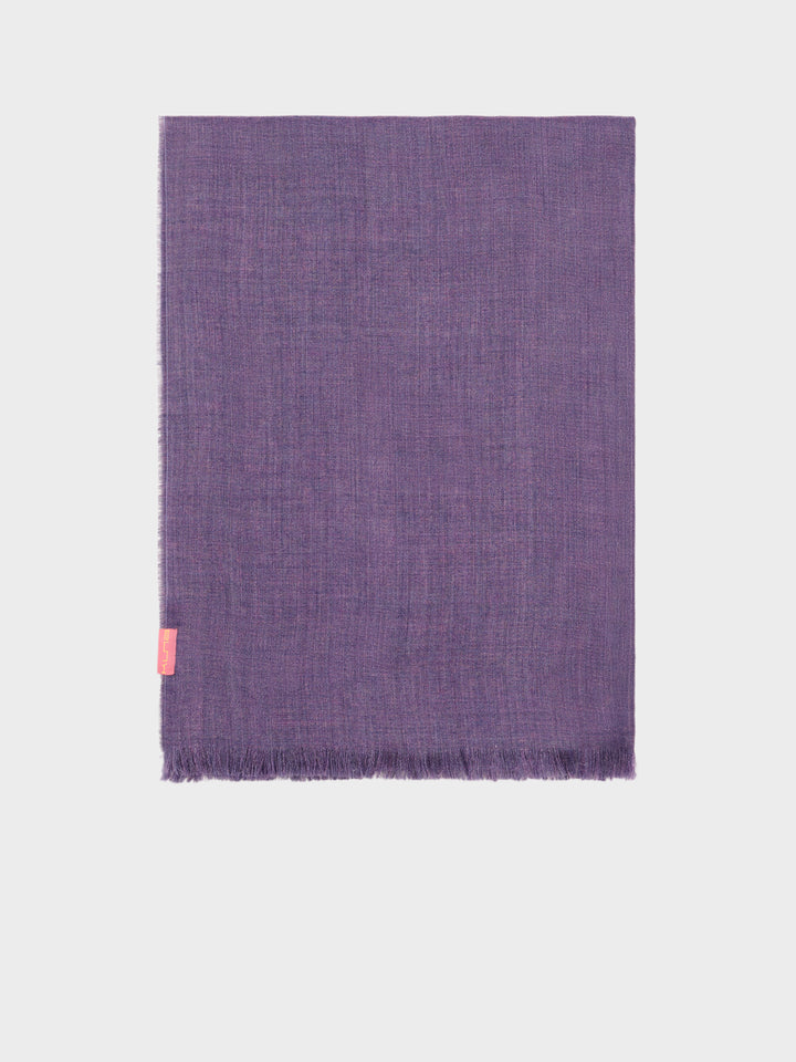Purple Baby Alpaca Teaberry Stole
