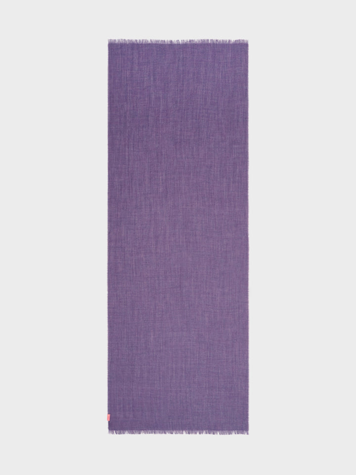 Purple Baby Alpaca Teaberry Stole