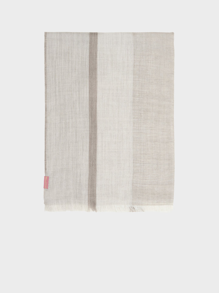 Wicht Gray Baby Alpaca Stole