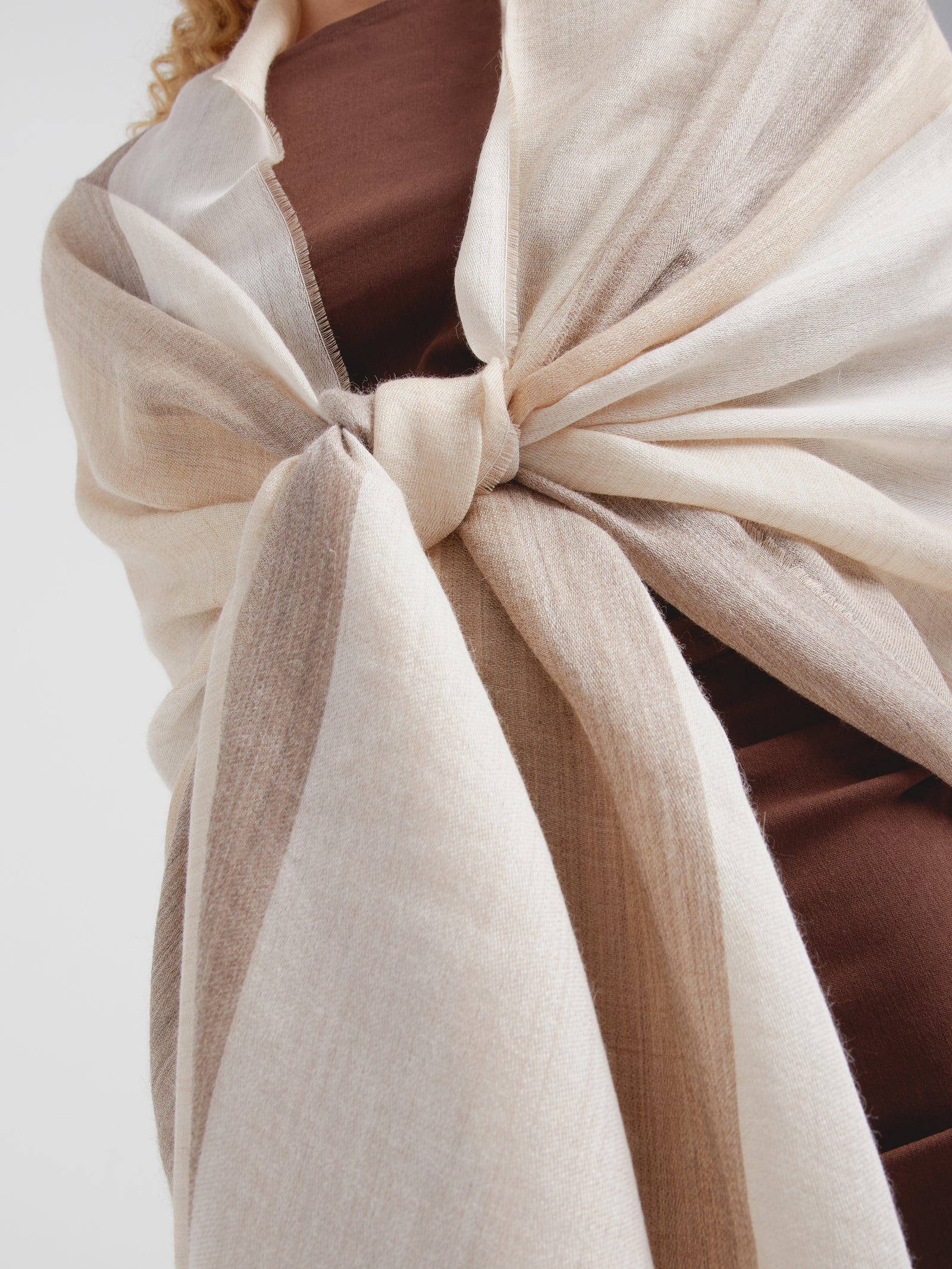 Estola Wicht De Baby Alpaca Color Beige