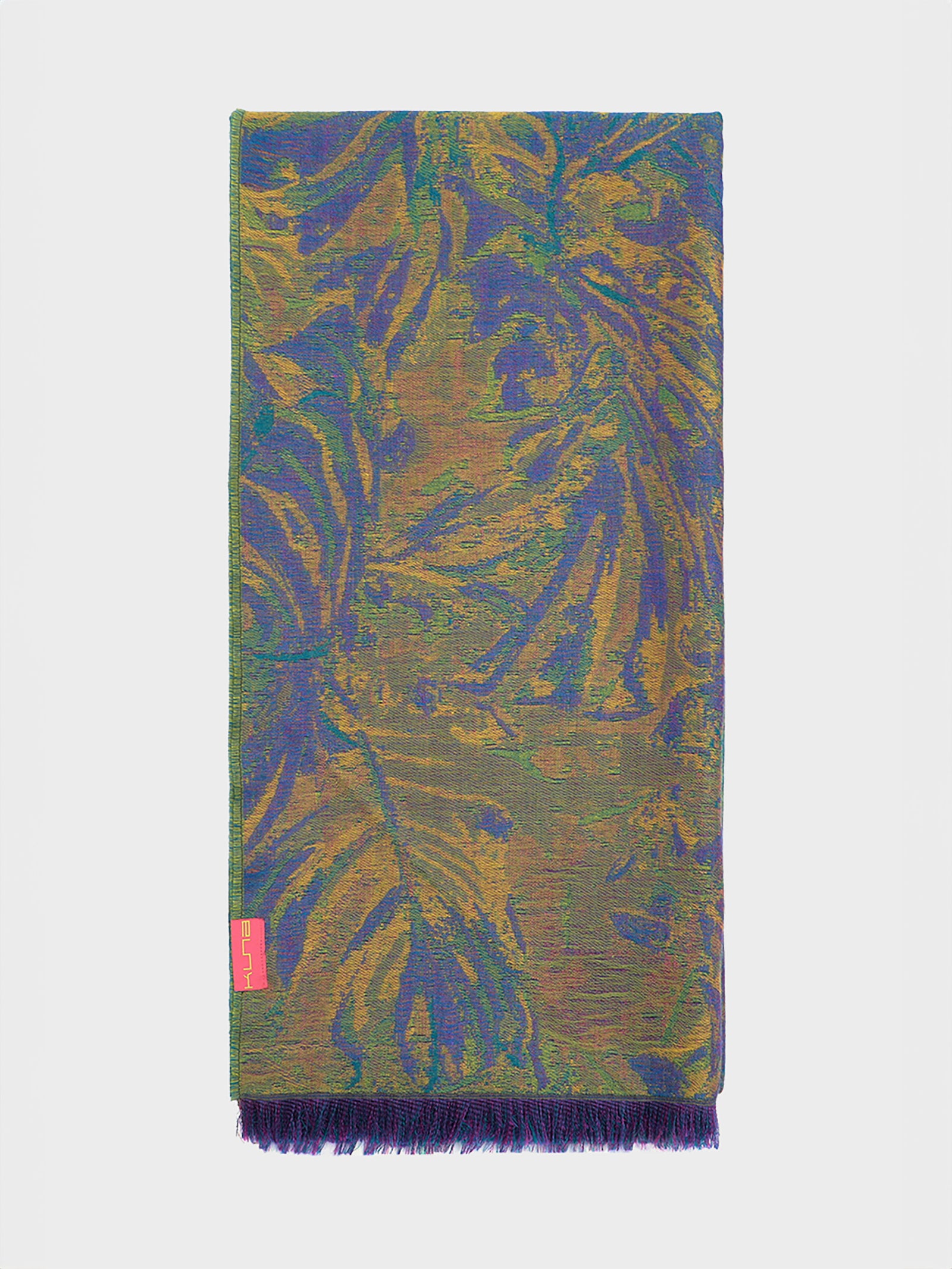 Rainbow Eucalyptus Stole by Royal Alpaca &amp; Multicolor Silk