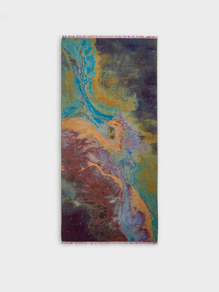 Estola Nebulosa De Orion De Royal Alpaca Y Seda Color Multicolor
