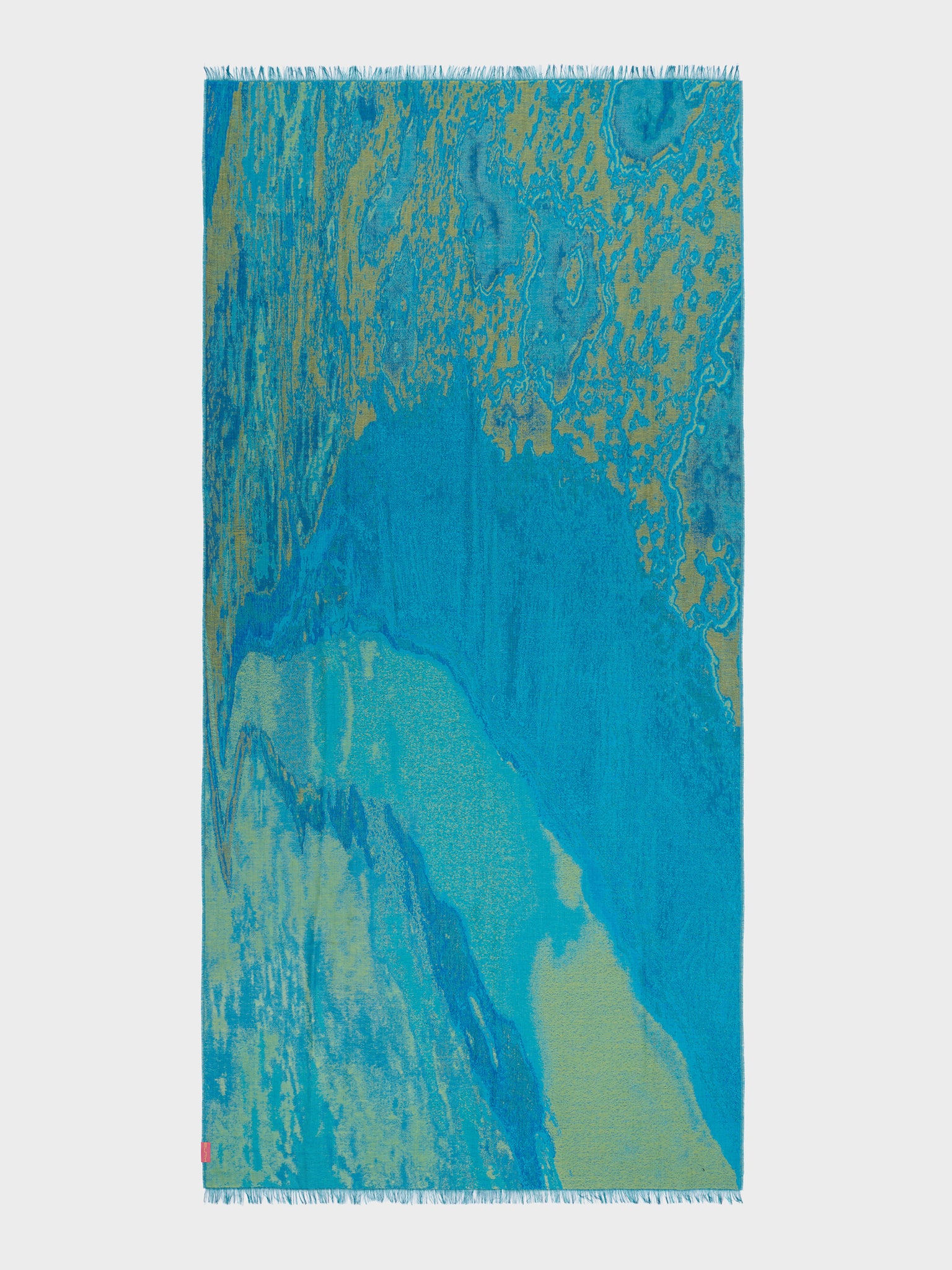 Estola Barrera De Coral De Royal Alpaca Y Seda Color Multicolor