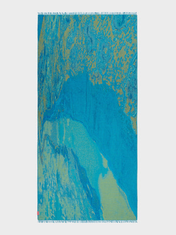 Estola Barrera De Coral De Royal Alpaca Y Seda Color Multicolor