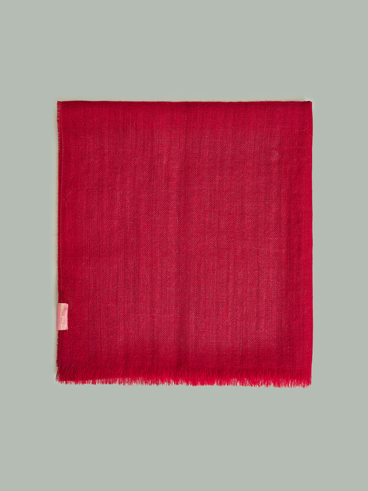 Estola Amareto De Baby Alpaca Color Scarlett