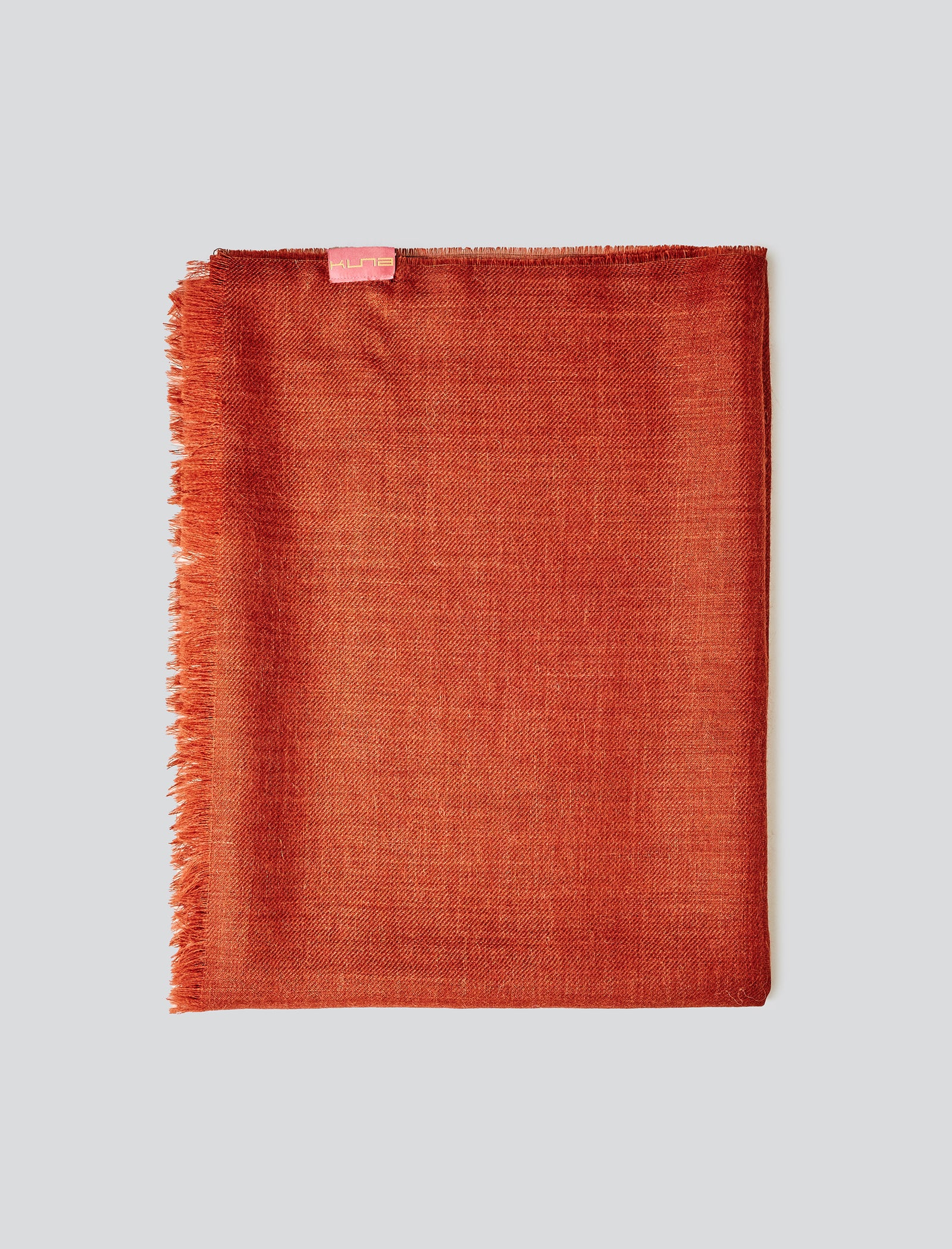 Orange Baby Alpaca Amaretto Stole